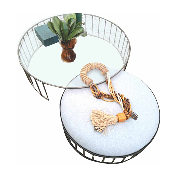 Mesa de Centro com Puff 10